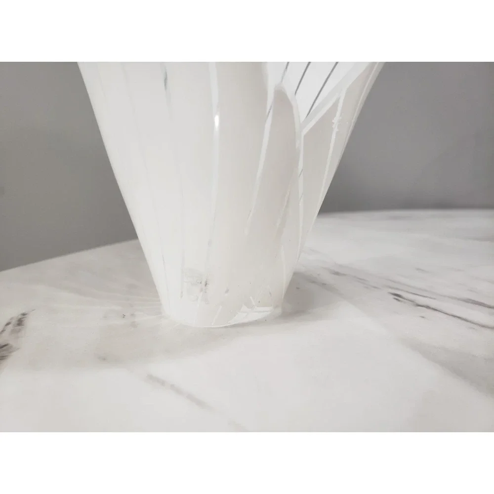REPLACEMENT SHADE - Vintage Calla Lily Six Shade Table‎ Lamp White #3